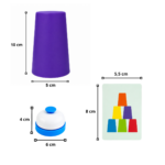 Juego de Vasos Apilables para Niños y Familia - Imagen 5