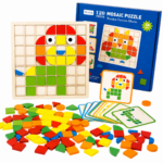 Juego Educativo Mosaico de Madera para Desarrollar Creatividad