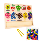 Juego Didáctico de Clasificación de Colores y Frutas de Madera - Imagen 5