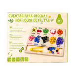 Juego Didáctico de Clasificación de Colores y Frutas de Madera - Imagen 8