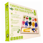 Juego Didáctico de Clasificación de Colores y Frutas de Madera - Imagen 9