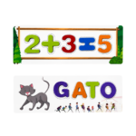 Juego Didáctico 2 en 1 Aprende Letras, Números y Matemáticas - Imagen 2