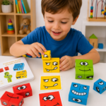 Juego Didáctico de Caritas y Expresiones Faciales Infantil - Imagen 7