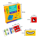 Juego Didáctico de Caritas y Expresiones Faciales Infantil - Imagen 3