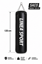 Kit de Boxeo Completo Saco 80 cm + Soporte de Pared Reforzado hasta 120 kg - Imagen 2