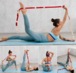 Correa de Estiramiento para Yoga Pilates Flexibilidad y Rehabilitación - Imagen 4