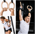 Anillas de Gimnasia Olímpica Madera 32 mm CrossFit Calistenia - Imagen 5