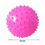 Pelota Erizo de Yoga 22 cm Masaje Equilibrio y Rehabilitación - Imagen 3