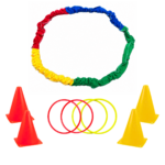 Juego Cooperativo Elástico 2 a 4 Personas Agilidad y Coordinación - Imagen 4