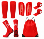 Set de Entrenamiento de Fútbol Completo con Medias Antideslizantes y Canilleras Talla 39-44 - Imagen 4