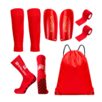 Set de Entrenamiento de Fútbol Completo con Medias Antideslizantes y Canilleras Talla 39-44 - Imagen 2
