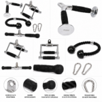 Kit Accesorios Polea Gimnasio 6 Piezas Cuerda Y Agarraderas - Imagen 8