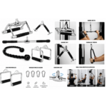 Set Accesorios Polea Gimnasio 10 Piezas Entrenamiento De Fuerza - Imagen 3