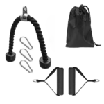 Kit Accesorios Para Polea Gimnasio Cuerda Tríceps Y Agarraderas