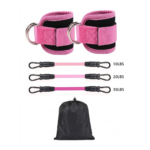 Kit Correas Tobilleras Polea Con Bandas De Resistencia 5 Piezas - Imagen 2