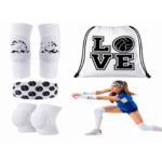 Set Voleibol Rodilleras Coderas Cintillo Y Bolsa Deportiva - Imagen 2