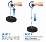 Mango Entrenador de Antebrazo para Discos Fortalecimiento Grip - Imagen 5