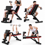 Banco de Ejercicio Multifuncional Ajustable Fitness Home Gym - Imagen 5