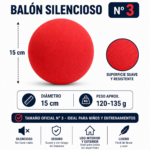 Balón Silencioso #3 Espuma Soft Recreativo Infantil