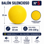 Balón Silencioso #5 Espuma Soft Recreativo Infantil - Imagen 2