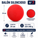 Balón Silencioso #7 Espuma Soft Recreativo Infantil