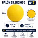 Balón Silencioso #7 Espuma Soft Recreativo Infantil - Imagen 2