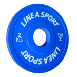 Par de Discos Olímpicos 2 Kg c/u Total 4 Kg - Imagen 4