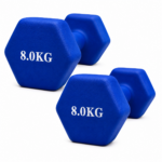 Par Mancuernas Hexagonales Neopreno 8 Kg Antideslizantes - Imagen 8