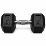 Mancuerna Hexagonal de Caucho 18 kg Profesional Fitness y Fuerza
