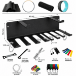Soporte Organizador de Pared Multiuso para Accesorios Deportivos - Imagen 2