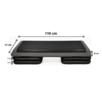 Step Deportivo 110 cm Ajustable 3 Niveles de Altura - Imagen 2
