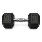 Mancuerna Hexagonal de Caucho 16 kg Profesional Fitness y Fuerza
