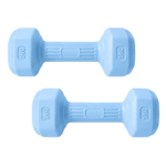Par Mancuernas PVC 1 Kg c/u Total 2 Kg Entrenamiento