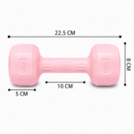 Par Mancuernas PVC 1,5 Kg c/u Total 3 Kg Entrenamiento - Imagen 2
