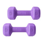 Par Mancuernas PVC 2 Kg c/u Total 4 Kg Entrenamiento