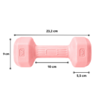 Par Mancuernas PVC 2 Kg c/u Total 4 Kg Entrenamiento - Imagen 2