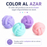 Pelota de Masaje Sensorial Antiestrés Relajación Muscular - Imagen 7
