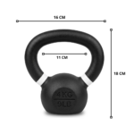 Pesa Rusa Kettlebell 4 Kg De Fierro Entrenamiento - Imagen 2