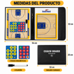 Tablero Táctico Basketball Magnético Para Entrenador - Imagen 2