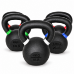 Pesa Rusa Kettlebell 4 Kg De Fierro Entrenamiento - Imagen 3