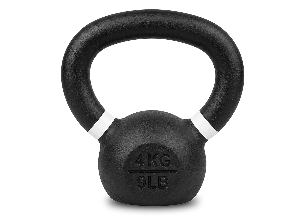 4402 Pesa Rusa Kettlebell 4 Kg De Fierro Entrenamiento - Imagen 1
