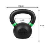 Pesa Rusa Kettlebell 6 Kg De Fierro Entrenamiento - Imagen 2