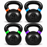 Pesa Rusa Kettlebell 12 Kg De Fierro Entrenamiento - Imagen 5