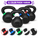 Pesa Rusa Kettlebell 20 Kg De Fierro Entrenamiento - Imagen 3