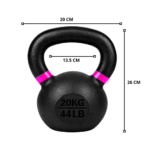 Pesa Rusa Kettlebell 20 Kg De Fierro Entrenamiento - Imagen 2
