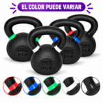 Pesa Rusa Kettlebell 28 Kg De Fierro Entrenamiento - Imagen 3