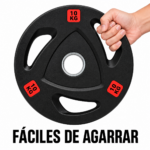 Par Discos Olímpicos Grip 10Kg C/U Total 20 Kg - Imagen 4