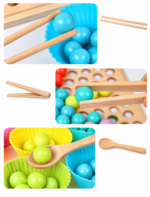 Juego Didáctico de Madera Clasificación de Colores y Motricidad - Imagen 4