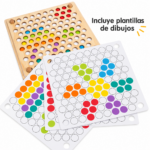 Juego Didáctico de Madera Clasificación de Colores y Motricidad - Imagen 3