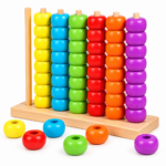 Juego Apilable de Madera Clasificación de Colores Didáctico